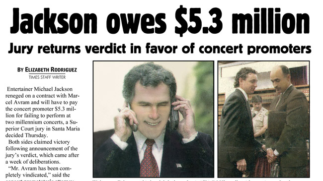 $7 Million Judgment Against Michael Jackson