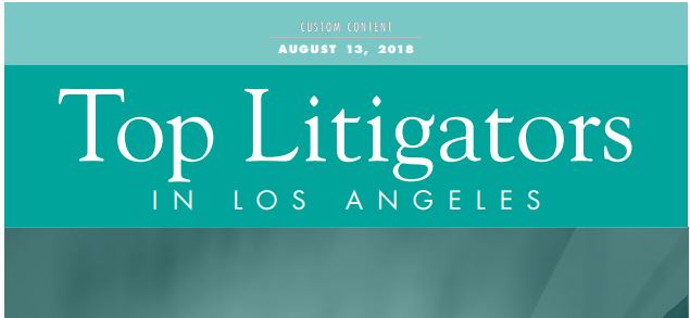 Los Angeles Business Journal Honors Mira Hashmall and Skip Miller on its list for Top Litigators