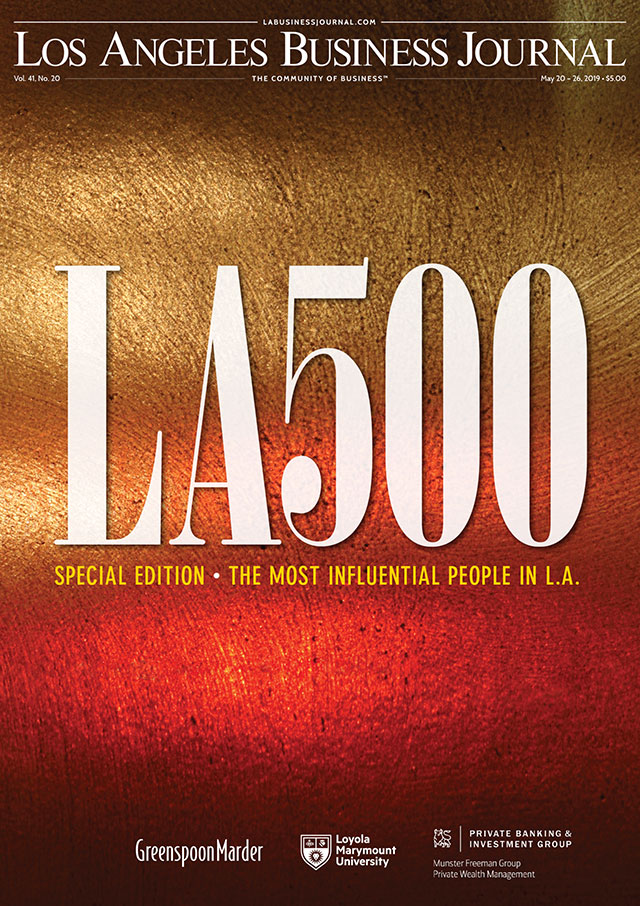 LOS ANGELES BUSINESS JOURNAL HONORS SKIP MILLER ON THE 2019 LIST OF LA’S MOST INFLUENTIAL PEOPLE