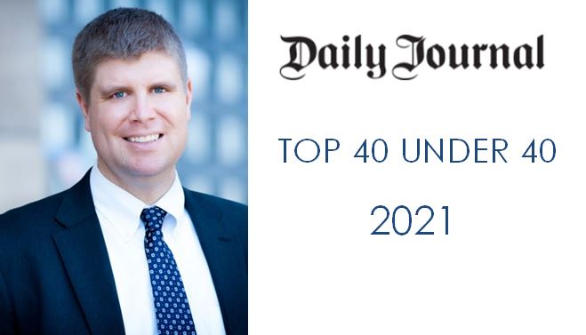 Christopher Beatty Honored on Daily Journal’s list of Top 40 Under 40