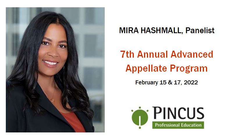 Mira Hashmall Announced as Panelist for the 7th Annual Advanced Appellate Program