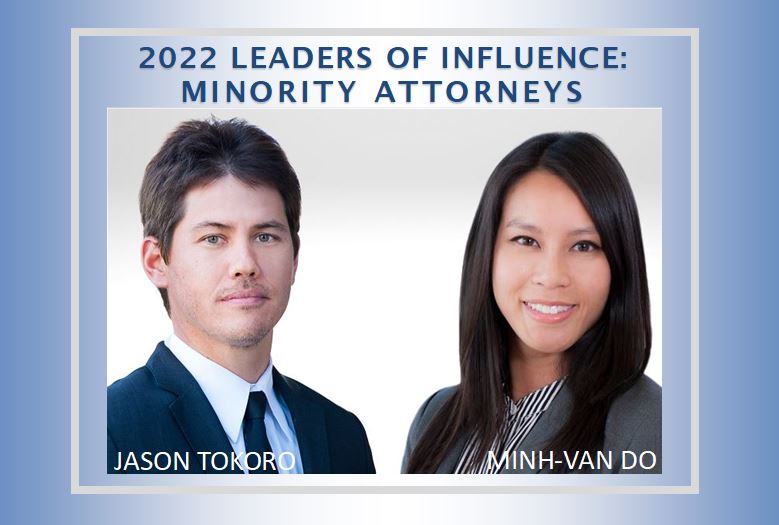 Minh-Van Do and Jason Tokoro Honored as 2022 Leaders of Influence by Los Angeles Business Journal